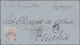 Philippinen: 1876/77, 12 C.violet Tied In Transit By British "GIBRALTAR" On Folded Envelope From "MA - Philippinen