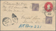 Philippinen - Ganzsachen: 1926, 4 C Red Postal Stationery Cover With Additional Franking 2x 6 C Viol - Philippinen