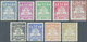 Saudi-Arabien - Dienstmarken: 1964/70, Large Numerals, A Partial Set 4 Pia.-50 Pia.-ex, Inc. 10 Top - Saudi Arabia