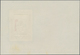 Schardscha / Sharjah: 1970, 4r. Charles De Gaulle Silver Souvenir Sheet Showing Variety "Missing Red - Schardscha