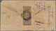 Singapur: 1885 Cover From Singapore To Rangoon, Burma Franked On The Reverse By Straits 4c. Brown Ve - Singapur (...-1959)