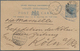 Singapur: 1891: Straits Settlements Postal Stationery Card 3c. Blue Used From Singapore To Köln, Ger - Singapur (...-1959)