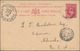 Singapur: 1907, Stationery Card KEVII 3 C. Canc. "ORCHARD ROAD SINGAPORE 26 NO 1907" To Superior/Neb - Singapore (...-1959)