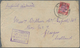 Singapur: 1937 Crash Airmail: Cover From Singapore To Glasgow Franked Straits KGV. 25c Tied By "SING - Singapur (...-1959)