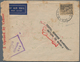 Singapur: 1942 Censored Airmail Cover From Australia (despatched 6th Feb. 1942) Addressed To Singapo - Singapur (...-1959)