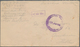 Singapur: 1946, Field Post Letter From A Dutch Soldier To Netherlands With Provisional Rubber Handst - Singapore (...-1959)