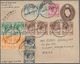 Singapur: 1948 (1st Sep.): KGVI. Small Values (1c.-6c. Plus 10c., From 1 To 4 Each) On Singapore Pos - Singapore (...-1959)