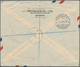 Singapur: 1949-50 Four Airmail Envelopes From Singapore To St. Gallen, Switzerland Including Three R - Singapur (...-1959)