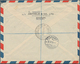 Delcampe - Singapur: 1949-50 Four Airmail Envelopes From Singapore To St. Gallen, Switzerland Including Three R - Singapur (...-1959)