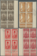 Syrien: 1934, 10th Anniversary Of Republic, 0.10pi. To 100pi., Complete Set Of 29 Values As Marginal - Syria