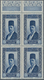 Syrien: 1934, 10th Anniversary Of Republic, 15pi. Deep Blue With Variety "blank Value Field", Top Ma - Syrië