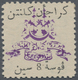 Thailand - Besetzung Malaiischer Gebiete: 1943, 8 C. Black/violet, Unused No Gum As Issued (SG Cat. - Thailand