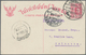 Thailand - Ganzsachen: 1913 Reply Part Of Postal Stationery Double Card 6+6s. Deep Rose, Used From B - Thailand