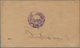 Tibet: 1912, 1/6 T. Emerald (3, Inc. Two Corner Copies) Tied Blue "LHASA P. O." To Reverse Of Cover - Asia (Other)
