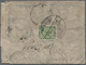 Tibet: 1933, 1 T. Rose-carmine Tied "GYANTSE" To Inbound Nepal Stationery Envelope Pashupati 4 P. Gr - Andere-Azië
