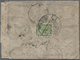 Tibet: 1933, 1 T. Rose-carmine Tied "GYANTSE" To Inbound Nepal Stationery Envelope Pashupati 4 P. Gr - Asia (Other)