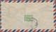 Tibet: 1950, 1/2 T.-4 T. Shining Printing Set Tied "GHUSHU P.O." To Incoming Air Mail Envelope From - Sonstige - Asien