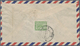 Tibet: 1950, 1/2 T.-4 T. Shining Printing Set Tied "GHUSHU P.O." To Incoming Air Mail Envelope From - Asia (Other)