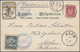 Thematik: Arktis / Arctic: 1898, BADE Polar Cruises, 10 Öre Blue 'Polar Post, Seal' And 10 Öre 'Arct - Sonstige & Ohne Zuordnung