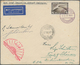 Thematik: Arktis / Arctic: 1931, Zeppelin Polarfahrt Cover With Single 4 RM Polarfahrt, Tied By Bord - Other & Unclassified
