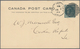 Thematik: Eisenbahn / Railway: 1905, Canada. Private Postcard 1c QV "Order Of Railway Conductors". O - Trains