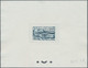 Thematik: Europa / Europe: 1952, France. Epreuve D'atelier In Green Black For The 30fr Stamp "Counci - Europese Gedachte