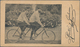 Thematik: Fahrrad / Bicycle: 1899 (approx.), Cuba. U.S. Postal Card UX14 Surcharged "CUBA.-1c. De Pe - Wielrennen