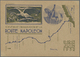 Thematik: Napoleon: 1932, France. Postcard 40c Blue Semeuse With Reverse Illustration "The Route Of - Napoleon