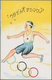 Delcampe - Thematik: Olympische Spiele / Olympic Games: 1940, Tokyo Olympic Summer Games, Four Mint New Years C - Sonstige & Ohne Zuordnung