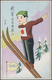 Thematik: Olympische Spiele / Olympic Games: 1940, Sapporo Olympic Winter Games, Three Illustrated J - Other & Unclassified