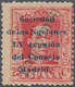 Thematik: Politik / Politics: 1929, Spain. 25 Centimos, Carmine, Overprinted "Sociedad De Las Nacion - Unclassified