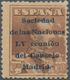 Thematik: Politik / Politics: 1929, Spain. 10 Pesetas, Brown, Overprinted "Sociedad De Las Naciones - Zonder Classificatie