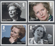 Thematik: Politik / Politics: 2013, ST. HELENA: Death Of Margaret Thatcher Complete IMPERFORATE Set - Zonder Classificatie