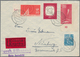 Thematik: Postautomation / Postal Mecanization: 1958, Eilbrief Aus Leuna, DDR Nach Nürnberg Mit Eing - Post