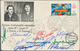 Thematik: Raumfahrt / Astronautics: 1980. Sojus 35/36/T-2/37/38. "Cosmonauts Mail" Envelope, Franked - Andere & Zonder Classificatie