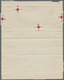 Delcampe - Thematik: Rotes Kreuz / Red Cross: 1943/1944. Lot Of 5 Different RED CROSS Entire Letters 8frs. All - Red Cross