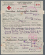 Delcampe - Thematik: Rotes Kreuz / Red Cross: 1943/1944. Lot Of 5 Different RED CROSS Entire Letters 8frs. All - Red Cross