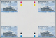 Thematik: Schiffe / Ships: 1994, Barbados. IMPERFORATE Cross Gutter Pair For The 35c Value Of The SH - Boten