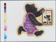 Thematik: Spielzeug / Toys: 2002, MALDIVES: 100th Birthday Of Teddy Bear Complete Set Of Three IMPER - Unclassified