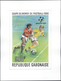 Thematik: Sport-Fußball / Sport-soccer, Football: 1990, Gabon. Set Of 4 Artist's Drawings Showing Un - Andere & Zonder Classificatie