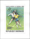 Thematik: Sport-Fußball / Sport-soccer, Football: 1990, Gabon. Set Of 4 Artist's Drawings Showing Un - Sonstige & Ohne Zuordnung