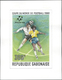 Thematik: Sport-Fußball / Sport-soccer, Football: 1990, Gabon. Set Of 4 Artist's Drawings Showing Un - Other & Unclassified