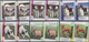 Thematik: Tiere-Hunde / Animals-dogs: 2008, DOMINICA: Dogs Complete Set Of Six In Horizontal IMPERFO - Dogs