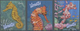 Thematik: Tiere-Meerestiere / Animals-sea Animals: 2003, Vanuatu. Complete Set "Seahorses" (3 Values - Meereswelt