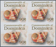 Thematik: Tiere-Meerestiere / Animals-sea Animals: 2006, Dominica. Imperforate Block Of 4 For The 90 - Maritiem Leven