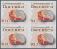 Thematik: Tiere-Meerestiere / Animals-sea Animals: 2006, Dominica. Imperforate Block Of 4 For The $1 - Maritiem Leven