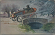 Thematik: Verkehr-Auto / Traffic-car: 1906, German Reich. Private Postcard 2p Germania "Automobile J - Cars