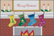 Thematik: Weihnachten / Christmas: 2006, DOMINICA: Christmas Socks Complete IMPERFORATE Set Of Four - Kerstmis