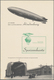 Thematik: Zeppelin / Zeppelin: 1937. Original Menu From On Board The Hindenburg Zeppelin During Its - Zeppelin