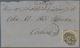 Ägypten: 1873 Cover From SUEZ To ADEN Franked By Great Britain 6d. Grey (Plate 12) Tied By "B02" Num - Andere & Zonder Classificatie